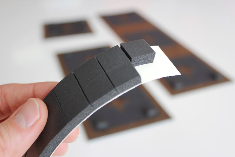 Collagewall® 1x5" Foam Spacer Strip
