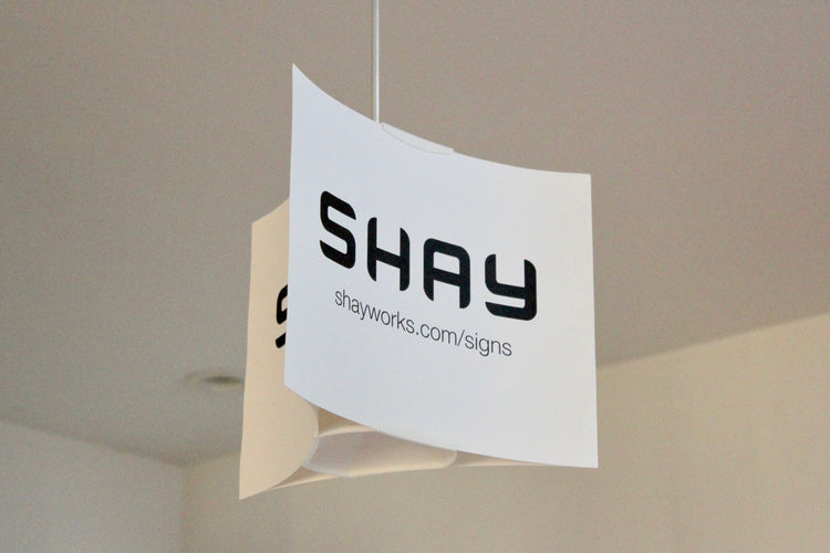 SHAY Hanging Signs (6-pack)
